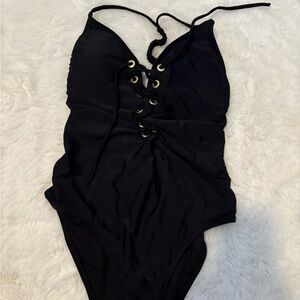 Black One Piece Swimsuit